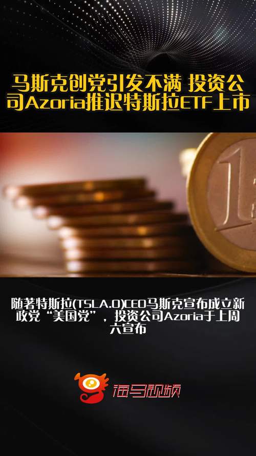 马斯克创党引不满,投资公司推迟特斯拉ETF上市,投资者担忧加剧(图2) 马斯克创党引不满,投资公司推迟特斯拉ETF上市,投资者担忧加剧(图2)