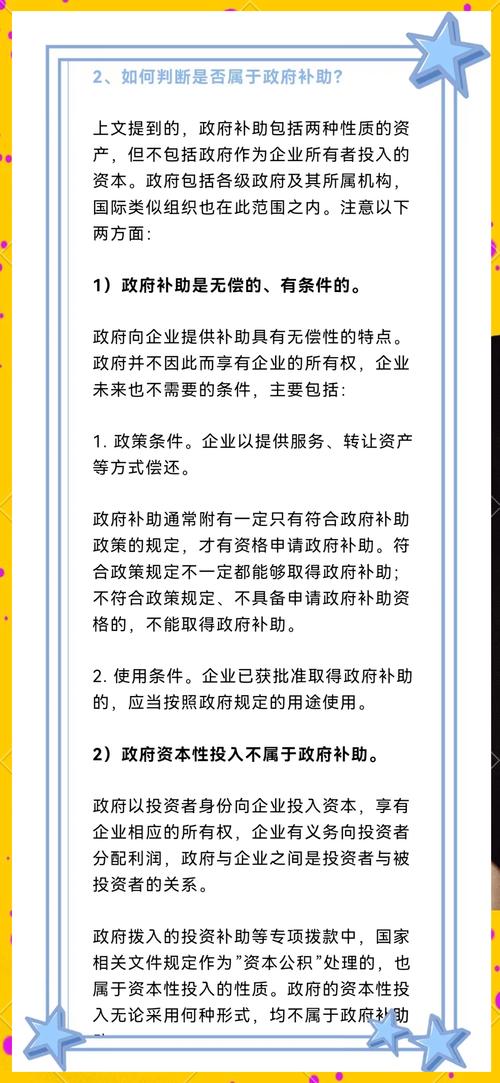 资本性政府预算支出相关内容及政府补助说法正确与否？
