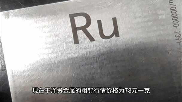 贵金属明星钌价格行情及相关股票、行业动态梳理