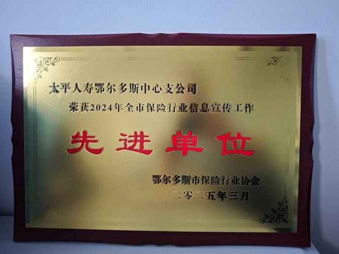 太平财险济南中支政企事业部获‘山东金融先锋号’殊荣(图2)
