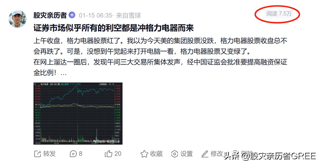 格力电器股票涨跌与我说啥无关，关键看他人操作(图10)
