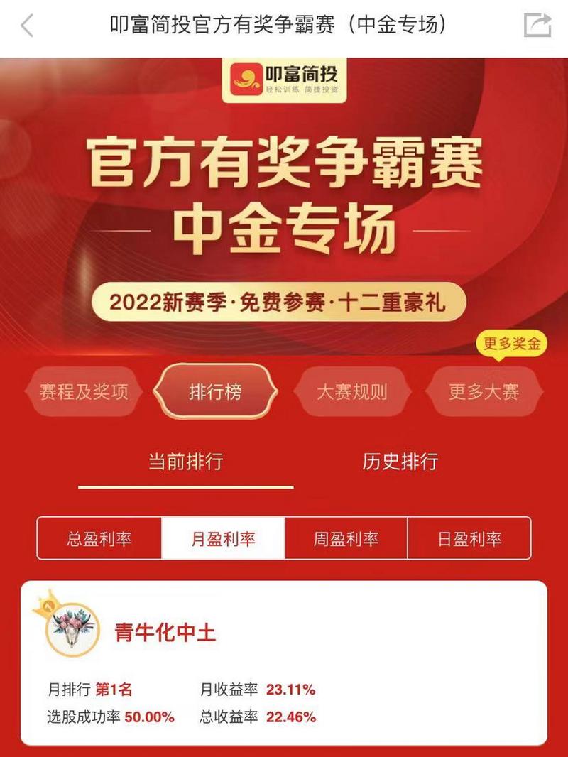 叩富简投：模拟炒股平台，免费参赛赢奖，解决新手炒股难题(图2)